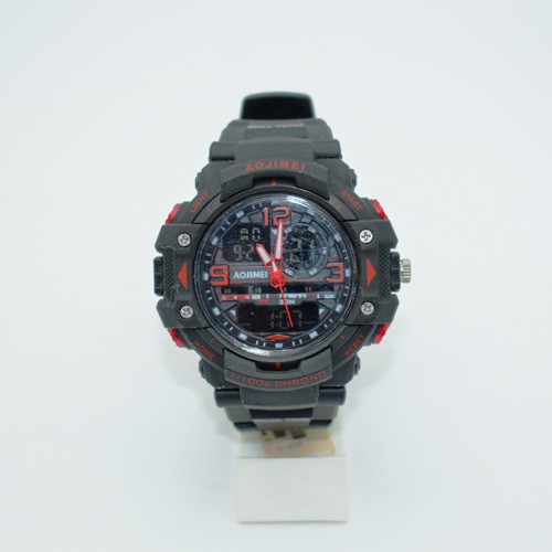 AOJIMEI  Red Dial Men's  Sports Watch | Digital Watch