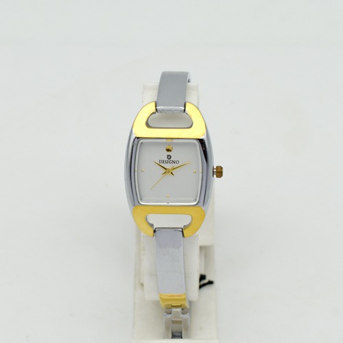 Black Dial Stainless Steel Strap Women Watch