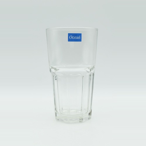 Crystal Cut Water Glasses Set of 6 Transparent Long Glass