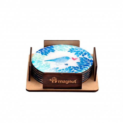 Divine Blue Tea Coasters