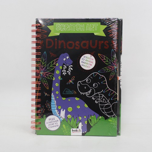Scratch Art Dinosaurs Activity Book| For Kid