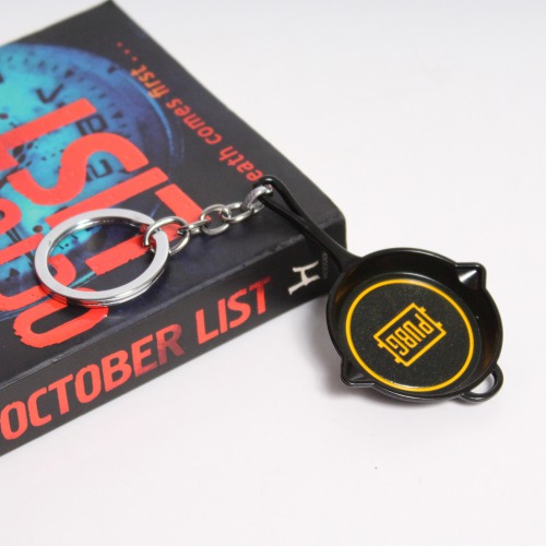 PUBG Frying Pan Metallic Black Keychain