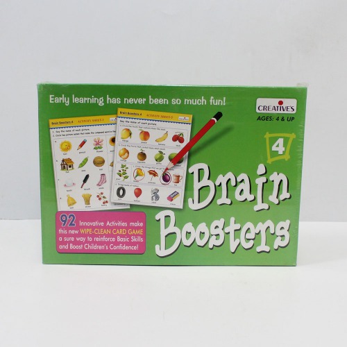 Creative Brain Boosters Activity Cards| Activity Kit| Board games| Games For Kids