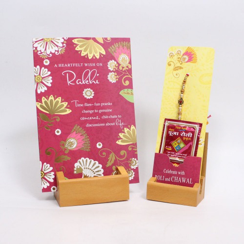 A Heartfelt Wish On Rakhi Greeting Card