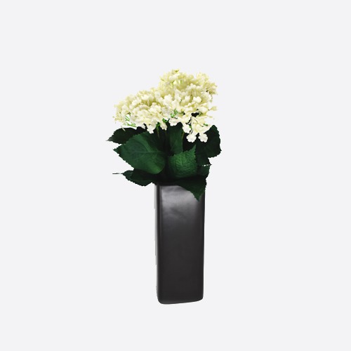Artificial Petal Hydrangea Bunch|  Artificial Flowers Plants with Pot for Home Office Decor