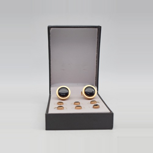 Cufflinks Set | Men's Fashion Luxurious Tuxedo Shirts Cufflinks Include Cuff Studs Set Unique Men's Charm