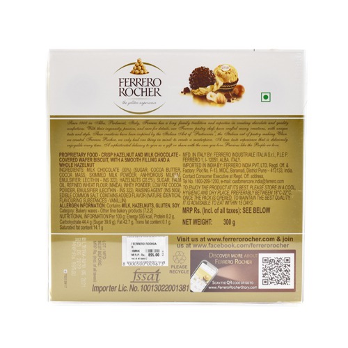 Ferrero Rocher Premium Milk Chocolate 300g | 24 Pieces