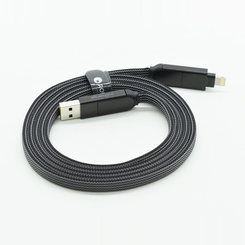 inCharge X Max - The 100W Extra Long Cable for Home and Travel, 5ft/1.5m Charging USB/USB-C/Micro USB/Lightning Cables for All of Your Devices