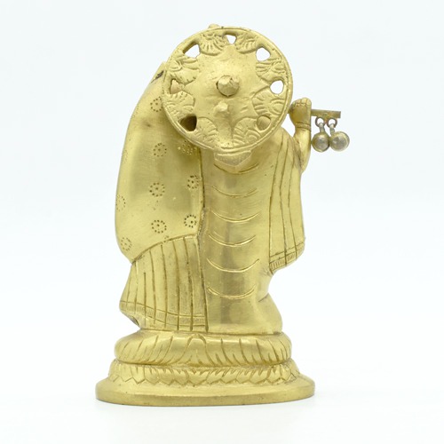 Radha Krishana Standing Brass Idol, Yellow Colour , Brass Idol| Radha Krishan| Krishna| Radha| Standing Idol