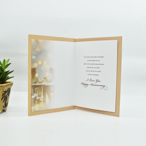 On Our Anniversary For My Wonderful Husband Greeting Card