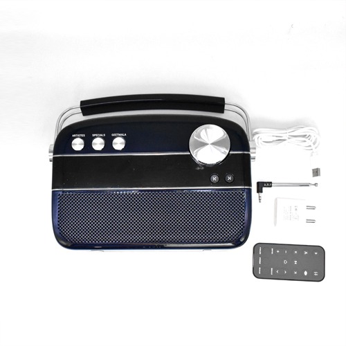 Saregama Carvaan Hindi - Portable Music Player with 5000 Preloaded Songs Royal Blue Colour
